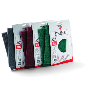 Schuller SHINE SET Włóknina szlifierska 230 x 150 mm P280 zielona 2 szt