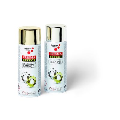 Schuller PRISMA EFFECT CHROME Lakier w sprayu 400 ml złoty połysk