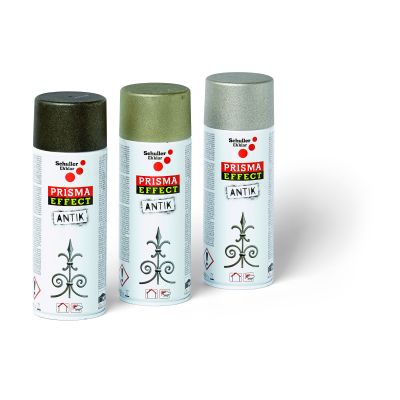 Schuller PRISMA EFFECT ANTIK Dekoracyjny lakier w sprayu 400 ml grafitowoszary
